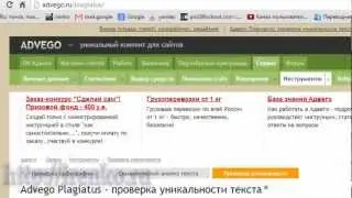 Как работать в программе Advego