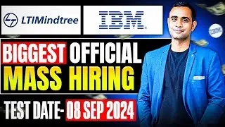 🔥LTI Mindtree & IBM Biggest Mass Hiring 2025 Batch | Off-Campus & On-Campus🔥