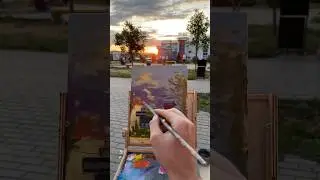 Мой первый Пленеэр маслянными красками Тг-#LELYAKOV ❤️‍🔥