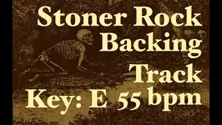 Stoner Rock Backing Track in E (Bass + Drums)