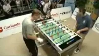 Tischfussball - Frederic Collignon vs Billy Pappas 2/2