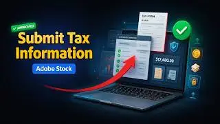 Submit Tax Information in Adobe Stock | Adobe Stock Tax Form | W-8BEN Tax Form Approval Guide 2026