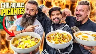 SPANISH PEOPLE REACT TO THE MOST TYPICAL MEXICAN BREAKFAST: SPICY CHILAQUILES with @PelucheTorres