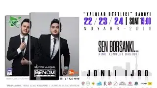 Benom guruhi Sen borsanki konserti 2020