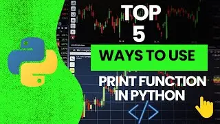 Different ways to use print function in python | Print() in PYTHON