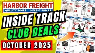 Harbor Freight Inside Track Club Deals October 2025 PLUS More Great Deals