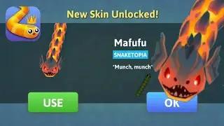 New rare Mafufu boss skin unlocked |snake.io