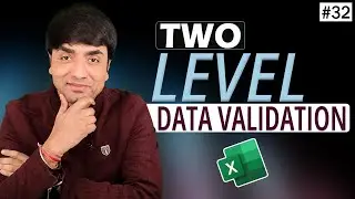Two Level Data Validation in Excel | Create Two Level Drop Down List in Excel