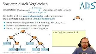 Sortieren in Linearzeit | Algorithmen und Datenstrukturen - Vorlesung 08