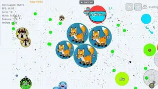 SKIN LEVEL 7.  Dominando solo(agario mobile)