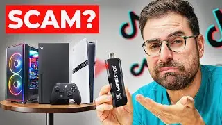 I try the most VIRAL GADGET (console) on TIK TOK! (don't buy it)