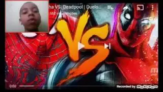 Canal noob)duelo de titans deaapool vs homem aranha