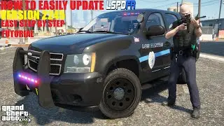How To Easily Update LSPDFR & Scripthookv - Grand Theft Auto V 2245 ( 
