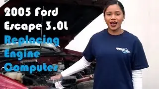 2005 Ford Escape PCM replacement tutorial by Flagship One.