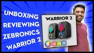Unboxing & Review: ZEBRONICS Zeb Warrior 2 RGB Speaker (10W) | Ultimate Sound Experience Revealed