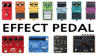 Watch if you know nothing about guitar effectors - types, sounds, and how they work