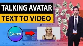 Create A Talking Avatar With Canva l Text To Video Ai l Ai video generator