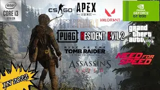 GT 1030 + i3 10100F | Test In 12 Games