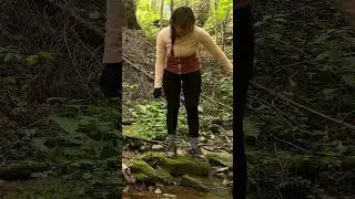 SOLO GIRL's bushcraft in a dugout & CAMP sauna ASMR 