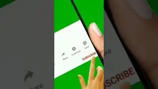 like and subscribe green screen with sounds