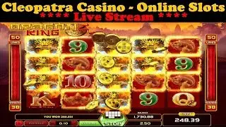 Playing Online Slots at Cleopatra Casino (Live Stream)