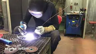 Сварка колеса от ленточной пилы