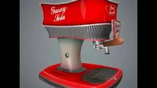Cola dispenser rotate