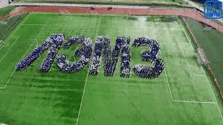 Флэшмоб «ЛЭМЗ-80» на стадионе 