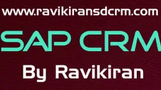 SAP CRM Functional Training Demo - SAP CRM Organizational Management