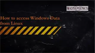 How to access windows data from linux