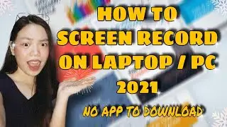 How to Screen Record on laptop or PC without downloading any app 2021| Step by Step Tutorial