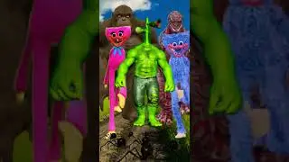 Hulk Huggy Wuggy Kissy Missy King Kong Godzilla Spider 