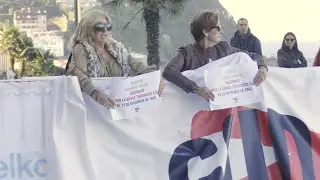Covite lanza pasquines con nombres de víctimas en la marcha por los presos de Sare