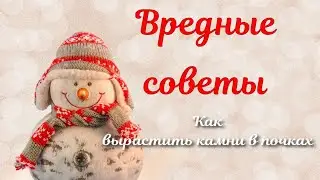 Как вырастить камни в почках. Вредные советы.