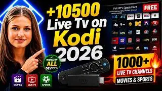 🔥 10,500+ Live TV Channels on Kodi | PVR IPTV Simple Client M3U Setup (2025)