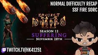 [PD2 Season 12] Fire Sorceress Build Diary – Normal Difficulty Recap (Day 1)