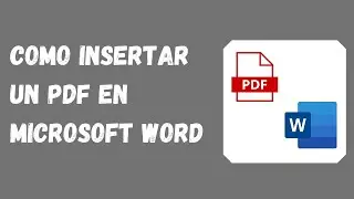 ✅ Como insertar un PDF en Word Super fácil (2023 )