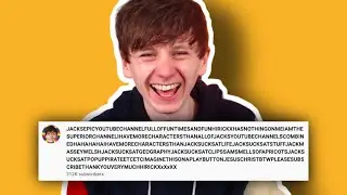 JackSucksAtLife says the LONGEST channel name on YouTube