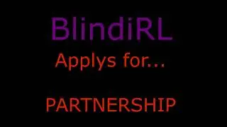 BlindiRL applying for partnership.