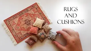 Dollhouse Rugs and Cushions using Inkjet Printable Fabric