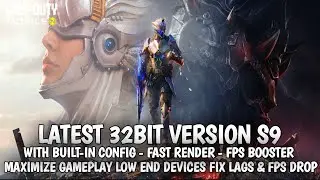 New How To Fix Lags & Fps Drop Using 32BIT Version on Codm Garena Season 9 | Support 60-120 FPS LOCK
