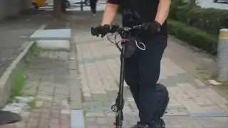 Dualtron braking test-1hand 2brake