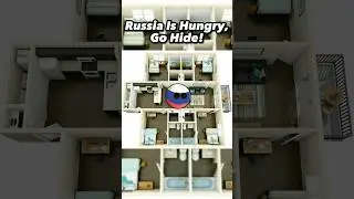 Russia Countryball Is Hungry Go Hide!
