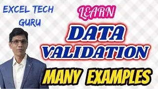 DATA VALIDATION in Excel