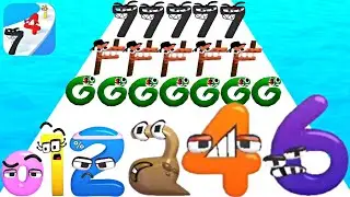 Number Master: Merge Number Run - Gameplay Walkthrough Android iOS (Number Lore 12345678910)