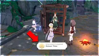 sumeru achievement - Answer Time | sumeru quest - The Path Of Papers |Genshin 3.0