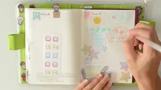 [Hobonichi Techo] Plan With Me - Pastel Watercolor