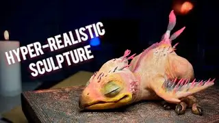 Hyper Realistic Sculpting Phoenix Chick - Polymer Clay Cosclay Tutorial