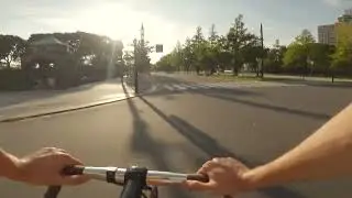 Sunset Bike Riding