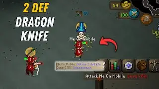 This PKer tried to kill me but got 2 Def | OSRS Wildy PKing